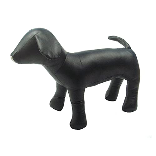 pawstrip Hundepuppe zum Ausstellen und Nähen stehender Hund Modell schwarz M von pawstrip