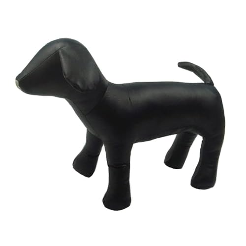 pawstrip Hundepuppe zum Ausstellen und Nähen stehender Hund Modell schwarz M von pawstrip