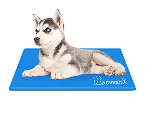 Pecute Kühlmatte für Hunde | S 50 x 40 cm, Kühlmatte für Hunde | bleibt länger kalt, Frischematte für Hunde und Katzen | langlebiger – Kratzfest von pecute
