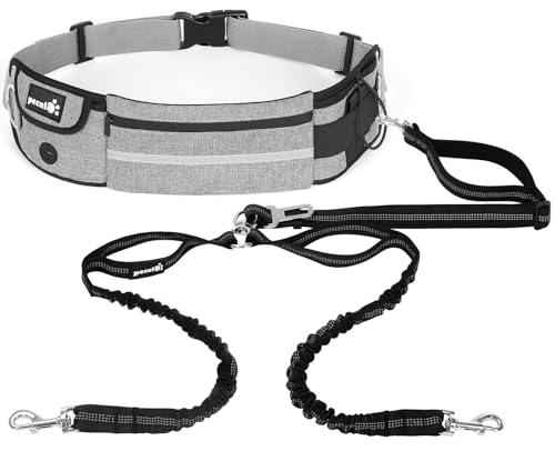 pecute Zwei Joggingleine Hunde mit Bauchgurt, Laufgürtel Hundleine für Große und Mittelgroße Hunde, Leine Hund mit Gürteltasche, Elastische Laufleine für Hunde, Dog Leash für Laufen pecute Zwei Joggingleine Hunde mit Bauchgurt, Laufgürtel Hundleine für Große und Mittelgroße Hunde, Leine Hund mit Gürteltasche, Elastische Laufleine für Hunde, Dog Leash für Laufen von pecute