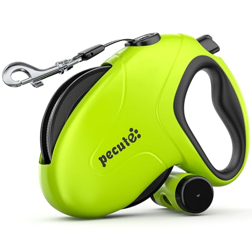 Pecute Hundeleine 10m, Rollleine für Hunde, 360° Verhedderungsfreier Leinenverlängerung, Anti-Rutsch-Griff & Schnellbremsknopf, Geeignet für Hunde bis zu 50kg Gewicht Pecute Hundeleine 10m, Rollleine für Hunde, 360° Verhedderungsfreier Leinenverlängerung, Anti-Rutsch-Griff & Schnellbremsknopf, Geeignet für Hunde bis zu 50kg Gewicht von pecute