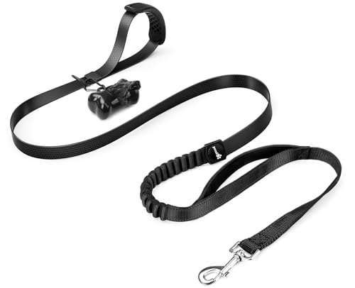 pecute Hundeleine 2M, Hält Einer Zugkraft von 100KG Stand, Verstärkte Geflochtene Nylon-Bungee-Leine, 360° Drehbarer Haken Ohne Verheddern, für Training, Spaziergänge, Camping, Outdoor-Aktivitäten pecute Hundeleine 2M, Hält Einer Zugkraft von 100KG Stand, Verstärkte Geflochtene Nylon-Bungee-Leine, 360° Drehbarer Haken Ohne Verheddern, für Training, Spaziergänge, Camping, Outdoor-Aktivitäten von pecute