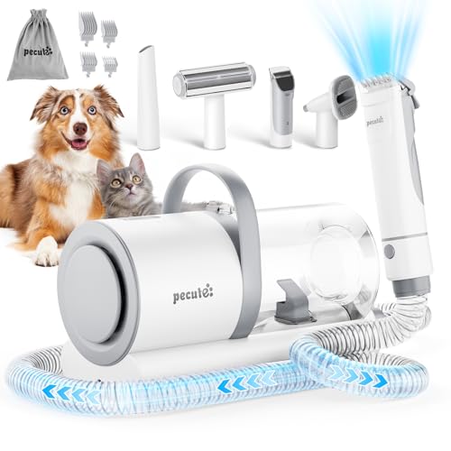pecute Hundestaubsauger 12000 Pa Super Saugkraft, Profi Haustierpflegeset mit Bürste & 1.5L Staubbehälter, Multifunktionaler Leise Hundeschermaschine Hund Katze mit Hunderasierer Pflegewerkzeugen pecute Hundestaubsauger 12000 Pa Super Saugkraft, Profi Haustierpflegeset mit Bürste & 1.5L Staubbehälter, Multifunktionaler Leise Hundeschermaschine Hund Katze mit Hunderasierer Pflegewerkzeugen von pecute