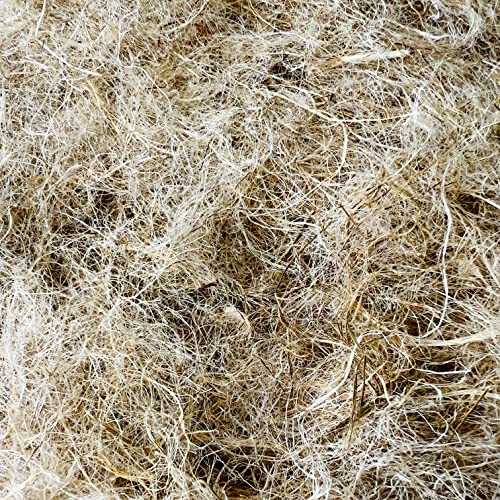 pemmiproducts Hamsternest, Nestmaterial aus 100% Hanf, 500g (29,90 €/kg) Hamsterwolle, Nistmaterial für Nager und Vögel, Vogelnesthilfe, Hamsterwatte, Nachfüllset Insektenhotel, Hummelwolle von pemmiproducts