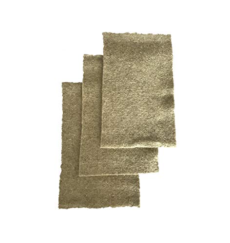 pemmiproducts Hanfmatte 40 cm x 30 cm, 1cm dick, Abdeckmatte für Abfälle passend für Wurmkiste, Wurmkomposter, Wurmfarm (10) von pemmiproducts