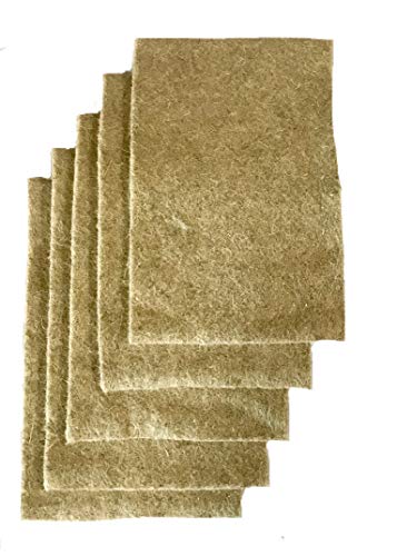 pemmiproducts Hanfmatte 40 cm x 30 cm, 1cm dick, Abdeckmatte für Abfälle passend für Wurmkiste, Wurmkomposter, Wurmfarm (20) von pemmiproducts