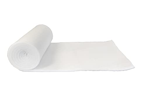 pemmiproducts Universal Filtervlies für Aquarium und Teich, 300g/m², 1 m x 1 m, ca. 3 cm dick, 1 m² (EUR 15,85/m²), Filtermatte weiß, Meterware, geeignet für alle Filtereinsätze von pemmiproducts
