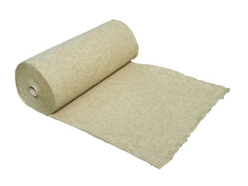 Unkrautschutzmatte aus 100% Hanf, 600g/m², 1 m breit, 10 m lang, ca. 0,5 cm dick (EUR 7,20/m²), Pflanzenschutzmatte, Winterschutzmatte, Kompostabdeckmatte, 100 % biologisch abbaubar, nachhaltig von pemmiproducts