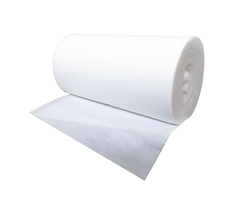 pemmiproducts Volumenvlies 150g/m²,1,5 m x 1 m, ca. 15 mm dick, 100% Polyester, Patchworkvlies, Polstervlies, Vliesstoff, Polsterwatte, Watte von pemmiproducts