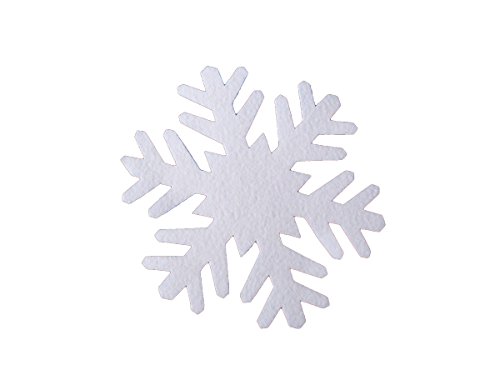 pemmiproducts Schneeflocke aus Filz 29 cm, ca.2 mm dick, 6er Pack (EUR 2,16/Stück), Winterdekoration, Schneeimitat von pemmiproducts