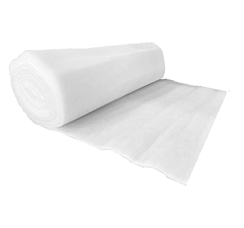 pemmiproducts Schneematte auf Rolle 1,00 x 10,00 m ca.2 cm dick, 10 m², schwer entflammbar DIN 4102 B1 (EUR 5,15/m²), Kunstschnee, Dekoschnee von pemmiproducts