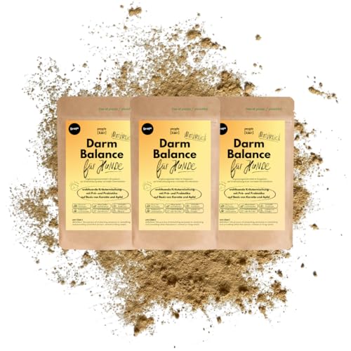 People who Kaer Darmpulver für Hunde 3X 200g Probiotika & Präbiotika, Darmflora Aufbau Hund unterstützt bei Durchfall und Darmsanierung, Pulver mit Flohsamenschalen, Vitamine für Hunde Darmfunktion People who Kaer Darmpulver für Hunde 3X 200g Probiotika & Präbiotika, Darmflora Aufbau Hund unterstützt bei Durchfall und Darmsanierung, Pulver mit Flohsamenschalen, Vitamine für Hunde Darmfunktion von people who kaer for dogs + cats