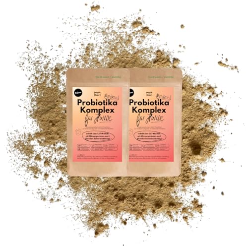 People who Kaer Probiotika Komplex Pulver für Hunde, 2X 200g - Darmflora Hund aufbauen, Darmbakterien für Hunde, Darmsanierung Ergänzungsmittel, Darmgesundheit von people who kaer for dogs + cats