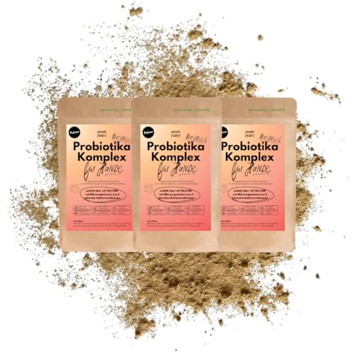 People who Kaer Probiotika Komplex Pulver für Hunde, 3X 200g - Darmflora Hund aufbauen, Darmbakterien, Darmsanierung Hunde Ergänzungsmittel, Darmgesundheit von people who kaer for dogs + cats