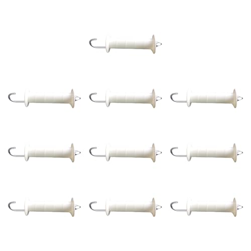 perfk 10pcs Electric Fence Gate verhandelt mit Federzubehör für Außen von perfk