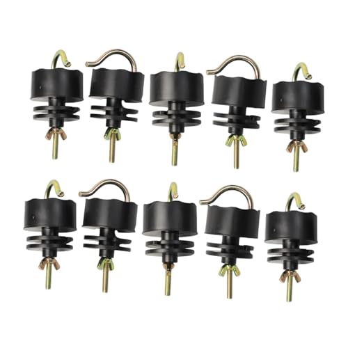 perfk 10pcs elektrische Zaunisolatoren Holz nach Isolatoren Multifunktionales landwirtschaftliches Zaunwerkzeug für Garten perfk 10pcs elektrische Zaunisolatoren Holz nach Isolatoren Multifunktionales landwirtschaftliches Zaunwerkzeug für Garten von perfk