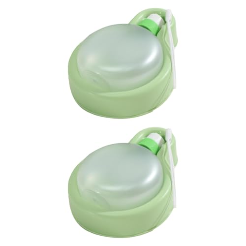 perfk 2 Stück Hundewasserflasche, Haustier-Trinkflasche, 350 ml, Faltbarer Getränkespender für Hunde, Faltbare Wasserflasche für Welpen und Hunde zum, GrÜn perfk 2 Stück Hundewasserflasche, Haustier-Trinkflasche, 350 ml, Faltbarer Getränkespender für Hunde, Faltbare Wasserflasche für Welpen und Hunde zum, GrÜn von perfk