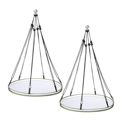 perfk 2 Stück Vogelfutter-Auffangschalen, Hängeschalen, leicht zu reinigende Futterstelle, praktische, robuste und praktische Futterplattform für Vögel, Durchmesser 61 cm perfk 2 Stück Vogelfutter-Auffangschalen, Hängeschalen, leicht zu reinigende Futterstelle, praktische, robuste und praktische Futterplattform für Vögel, Durchmesser 61 cm von perfk