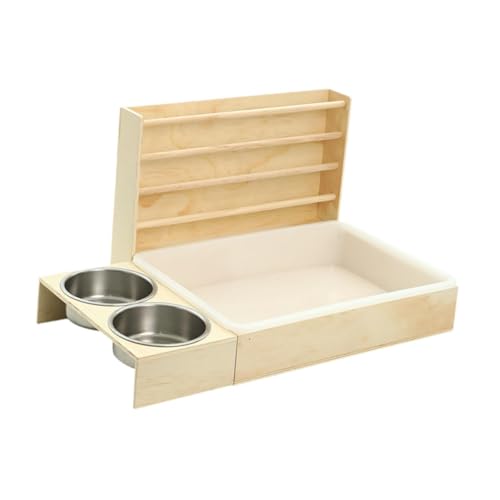perfk 3-in-1-Heu-Futterstation aus für Kaninchen, Futterfütterung, tragbar, große Kapazität, multifunktional, Heimtierbedarf, Heuhalter für, Style A perfk 3-in-1-Heu-Futterstation aus für Kaninchen, Futterfütterung, tragbar, große Kapazität, multifunktional, Heimtierbedarf, Heuhalter für, Style A von perfk