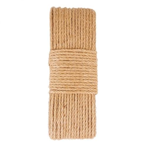 perfk 5X Natürliche Hessische Juteschnur Schnur Katze Kratzbrett Schleifklaue Spielzeug 4mm / 5mm / 6mm für Dekor Gartenkunst 4mm 10m perfk 5X Natürliche Hessische Juteschnur Schnur Katze Kratzbrett Schleifklaue Spielzeug 4mm / 5mm / 6mm für Dekor Gartenkunst 4mm 10m von perfk