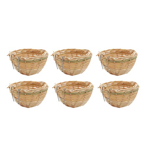 perfk 6X Kanariennest Vogelzucht Lukenkäfig Kleine Papageien Finch Rest perfk 6X Kanariennest Vogelzucht Lukenkäfig Kleine Papageien Finch Rest von perfk