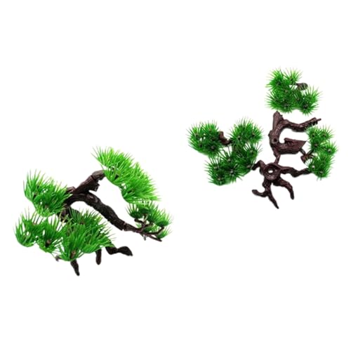 perfk Aquarium-Dekor, Pflanze, Aquarium, künstlicher Baum, Aquarium-Versteck, Blumenornament, Aquarium-Ornament, zum Ausruhen und Spielen, klein perfk Aquarium-Dekor, Pflanze, Aquarium, künstlicher Baum, Aquarium-Versteck, Blumenornament, Aquarium-Ornament, zum Ausruhen und Spielen, klein von perfk