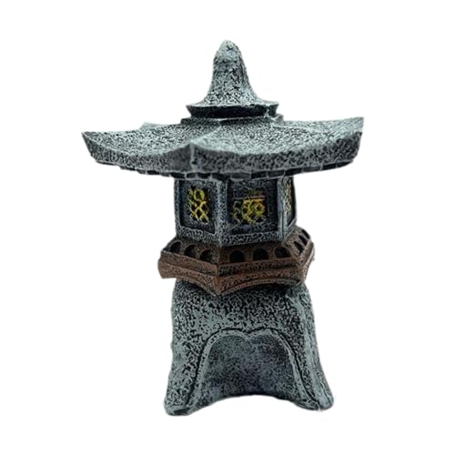 perfk Aquarium-Dekoration, Aquarium-Ornament, Versteck, Heimdekoration, Aquarien-Haustierkoffer, Aquarium-Pagodenturm-Statue, Mini-Pagodenmodell, l perfk Aquarium-Dekoration, Aquarium-Ornament, Versteck, Heimdekoration, Aquarien-Haustierkoffer, Aquarium-Pagodenturm-Statue, Mini-Pagodenmodell, l von perfk