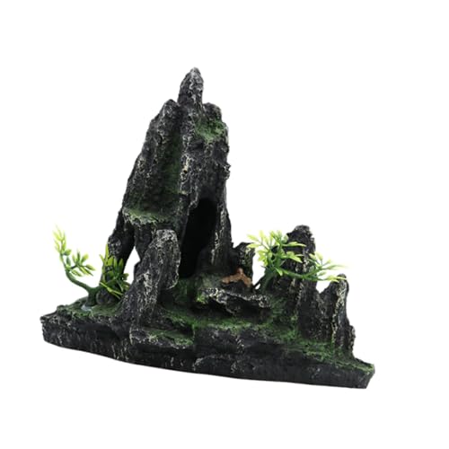 perfk Aquarium-Dekoration, Hängefelsen, Einsiedlerkrebs-Versteck, Steinharz für Aquarium, Mikrolandschaft, Betta, Style A perfk Aquarium-Dekoration, Hängefelsen, Einsiedlerkrebs-Versteck, Steinharz für Aquarium, Mikrolandschaft, Betta, Style A von perfk
