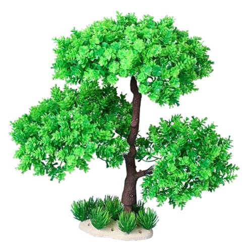 perfk Aquarium Pflanzen Landschaftsbau Baum Realistische Ornament Sinken für Süßwasser Salzwasser Aquarium Landschaft Bonsai, GrÜn perfk Aquarium Pflanzen Landschaftsbau Baum Realistische Ornament Sinken für Süßwasser Salzwasser Aquarium Landschaft Bonsai, GrÜn von perfk