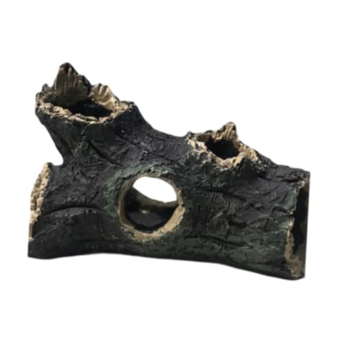 perfk Aquarium-Versteck, Aquarium-Dekoration, hohler, Dekoration, Schildkröten-Höhle, Becken-Zubehör für Reptilien und Amphibien, Liegen perfk Aquarium-Versteck, Aquarium-Dekoration, hohler, Dekoration, Schildkröten-Höhle, Becken-Zubehör für Reptilien und Amphibien, Liegen von perfk