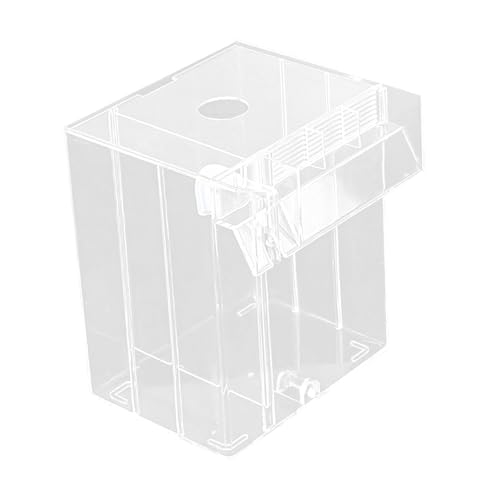 perfk Aquarium-Züchterbox, Fischisolation, Garnelen, Clownfische, einfache Installation, Brutkasten für Fischzucht, Brutinkubator, Klar von perfk