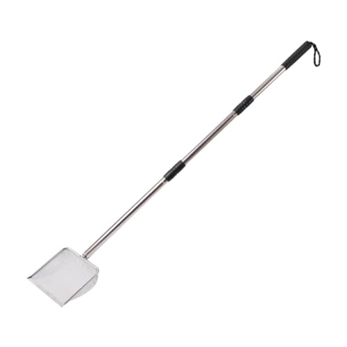 perfk Ausziehbarer Katzenstreuschaufel, Edelstahlschaufel, tiefes Sieben, kein Zurückbiegen, robuste Katzenstreuschaufel, 2mm X 2mm perfk Ausziehbarer Katzenstreuschaufel, Edelstahlschaufel, tiefes Sieben, kein Zurückbiegen, robuste Katzenstreuschaufel, 2mm X 2mm von perfk