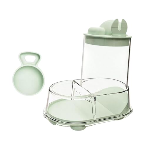 perfk Automatische Hamster -Feeder -Fütterungsschale Praktischer Lebensmittelspender Lebensmittelbehälter für Frettchen kleine Tiere Rennmäuse Mäuse Hase, GrÜn von perfk