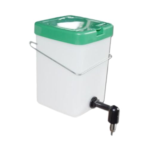 perfk Automatischer Hasentrinker Haustier Wasserspender kann mit Deckelhilfsbedarf für Trinkschale für Wachtelmaus kleines Tier aufgehängt Werden, 600 Ml von perfk