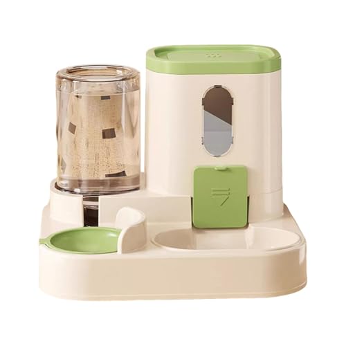 perfk Automatischer Katzenfutter- und Wasserspender, große Kapazität, auslaufsicherer Futter- und Wassernapf, Futter- und Wasserspender für Haustiere, für, GrÜn perfk Automatischer Katzenfutter- und Wasserspender, große Kapazität, auslaufsicherer Futter- und Wassernapf, Futter- und Wasserspender für Haustiere, für, GrÜn von perfk