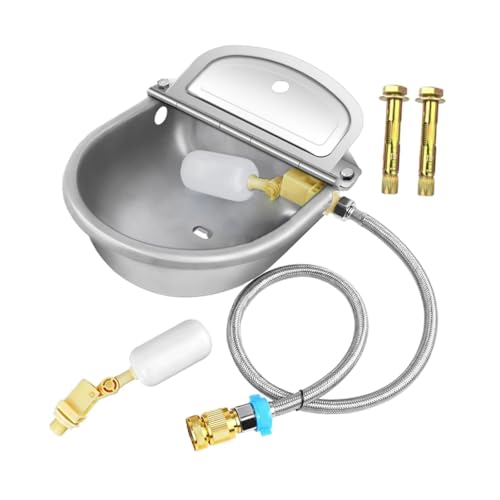 perfk Automatischer Trinkwassernapf für Tiere, automatischer Wasserspender, leicht zu reinigen, umweltfreundliches Zubehör für Enten, Nutztiere, Schweine perfk Automatischer Trinkwassernapf für Tiere, automatischer Wasserspender, leicht zu reinigen, umweltfreundliches Zubehör für Enten, Nutztiere, Schweine von perfk