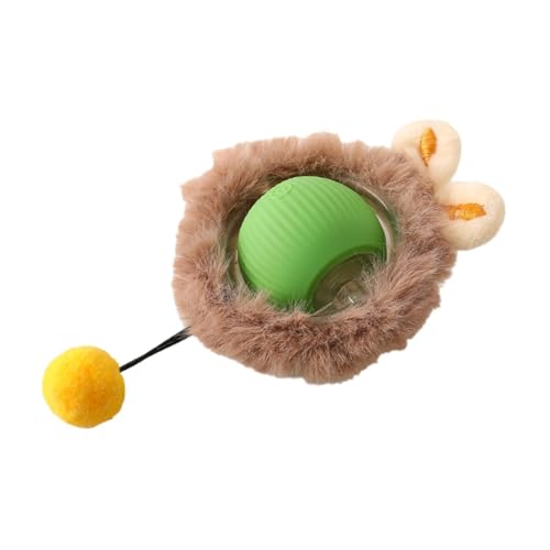 perfk Automatisches bewegliches Ballspielzeug Bewegungs-Haustierball mit Licht Tragbares lustiges Katzenrollballspielzeug für Kätzchen Erwachsene Kätzchen, GrÜn perfk Automatisches bewegliches Ballspielzeug Bewegungs-Haustierball mit Licht Tragbares lustiges Katzenrollballspielzeug für Kätzchen Erwachsene Kätzchen, GrÜn von perfk