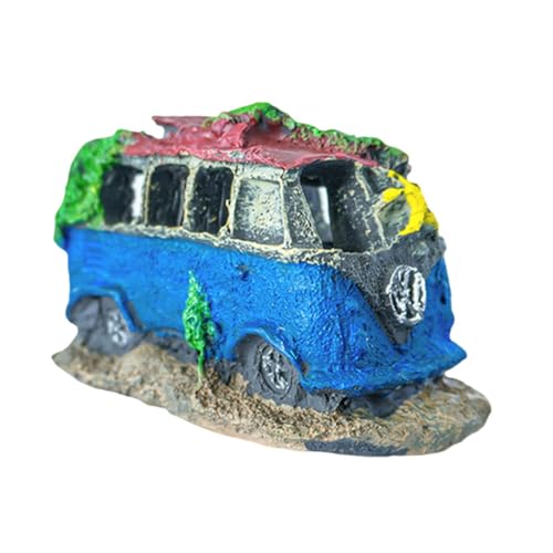 perfk Autowrack Aquarium Dekor Fische Garnelen Unterkunft, Moderne, Spielzeuglandschaftsgestaltung Figurine Realistische Landschaft Fische Tankdekoration, Busstatue perfk Autowrack Aquarium Dekor Fische Garnelen Unterkunft, Moderne, Spielzeuglandschaftsgestaltung Figurine Realistische Landschaft Fische Tankdekoration, Busstatue von perfk