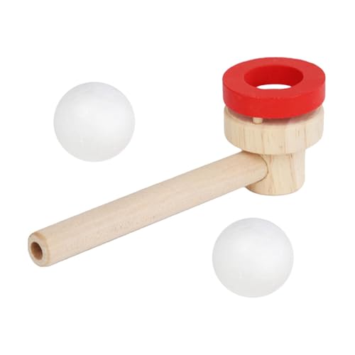 perfk Bälle Blasen Spielzeug Schwimmende Ball Spiel Spielzeug Klassische Holz Blasen Ball Spielzeug Outdoor Spielzeug für Koordination Kinder Jungen Mädchen von perfk