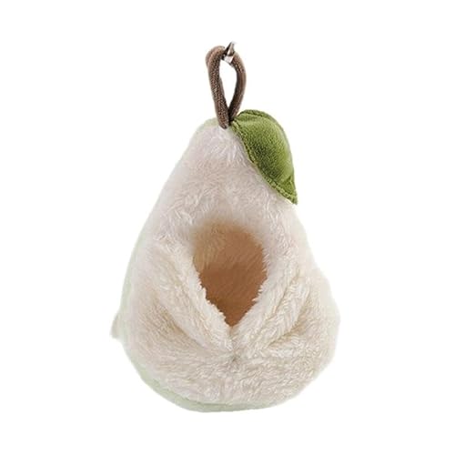 perfk Birnenförmige Hamsterbett Haus Plüsch Zucker Segelblätter Versteck gemütlich von perfk