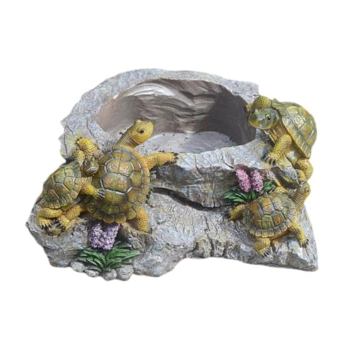 perfk Blumentopf, dekorativer Gartenübertopf, Gartenstatue-Organizer, Blumentopf-Schildkrötenfigur für Zimmerpflanzen, Outdoor perfk Blumentopf, dekorativer Gartenübertopf, Gartenstatue-Organizer, Blumentopf-Schildkrötenfigur für Zimmerpflanzen, Outdoor von perfk