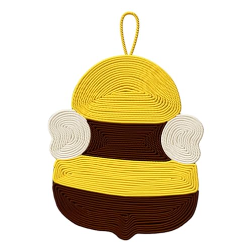 perfk Cat Scratch Matte Hanging Matte Krallen montiert für Innenkatzen schützen Möbel Haustier versorgt Katzenschlafpolster Spiel Spielen, Biene perfk Cat Scratch Matte Hanging Matte Krallen montiert für Innenkatzen schützen Möbel Haustier versorgt Katzenschlafpolster Spiel Spielen, Biene von perfk