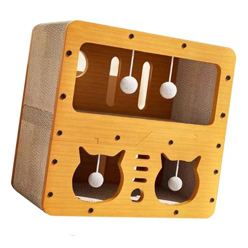 perfk Cat Wellblech Haus Kratzer Bett Mahlen trainieren und Spielen Kitty Condo Croboper Pad Spielzeug für Kätzchen Innenkatzen perfk Cat Wellblech Haus Kratzer Bett Mahlen trainieren und Spielen Kitty Condo Croboper Pad Spielzeug für Kätzchen Innenkatzen von perfk