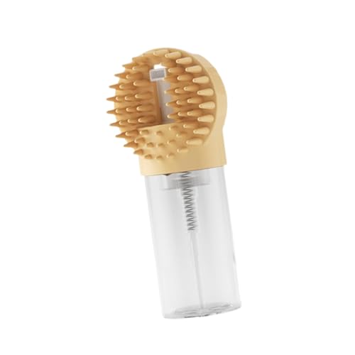 perfk Dusch-Schaumbürste für Hunde, Shampoo-Schaumbürste für langes und kurzes Haar, weiche Borsten, manuelles Haaren und Pflegen, Beige perfk Dusch-Schaumbürste für Hunde, Shampoo-Schaumbürste für langes und kurzes Haar, weiche Borsten, manuelles Haaren und Pflegen, Beige von perfk
