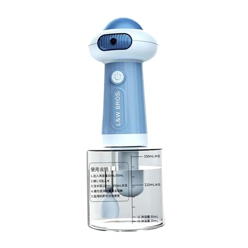 perfk Elektrische Katzen-Schaummaschine, automatischer Hundeseifenspender, schäumt schnell, IPX7 wasserdicht, Haustier-Shampoo-Mischflasche für Hunde und, Blau perfk Elektrische Katzen-Schaummaschine, automatischer Hundeseifenspender, schäumt schnell, IPX7 wasserdicht, Haustier-Shampoo-Mischflasche für Hunde und, Blau von perfk