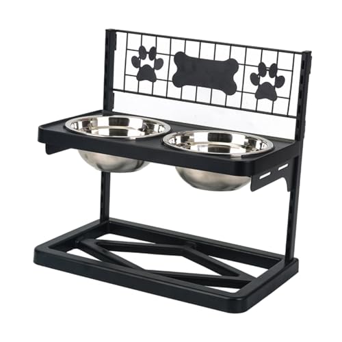 perfk Erhöhte Katzennäpfe, Wassernäpfe für Hunde, höhenverstellbar, erhöhte Futternäpfe für kleine und mittelgroße Hunde und Welpen perfk Erhöhte Katzennäpfe, Wassernäpfe für Hunde, höhenverstellbar, erhöhte Futternäpfe für kleine und mittelgroße Hunde und Welpen von perfk