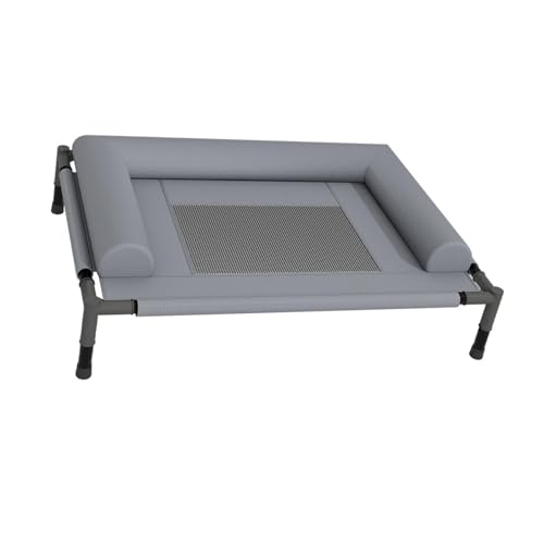 perfk Erhöhtes Katzenbett, erhöhte Hundehängematte, für drinnen und draußen, stabil, tragbar, waschbar, kühlend, erhöht, M perfk Erhöhtes Katzenbett, erhöhte Hundehängematte, für drinnen und draußen, stabil, tragbar, waschbar, kühlend, erhöht, M von perfk