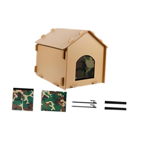perfk Faltbares Katzenhaus im Freien, warmes Katzenhaus, stabiles Katzenversteck außerhalb des Katzenhauses, isoliertes Haustierhaus für, Kätzchen und, M perfk Faltbares Katzenhaus im Freien, warmes Katzenhaus, stabiles Katzenversteck außerhalb des Katzenhauses, isoliertes Haustierhaus für, Kätzchen und, M von perfk