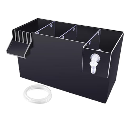 perfk Filtersystem für Aquarien, leise, transparent, Externe Tropfbox, hängende Filterbox für kleine Aquarien, Schwarz 26x13.5x15cm perfk Filtersystem für Aquarien, leise, transparent, Externe Tropfbox, hängende Filterbox für kleine Aquarien, Schwarz 26x13.5x15cm von perfk