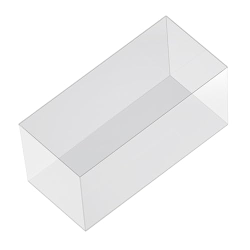 perfk Fischtank klar leicht zu zu reinigen Fischschale, Wasserlandschaftstank für Wasserpflanzen Shrimp Home Decor Terrapin Turtles, 60cmx28cmx285cm von perfk